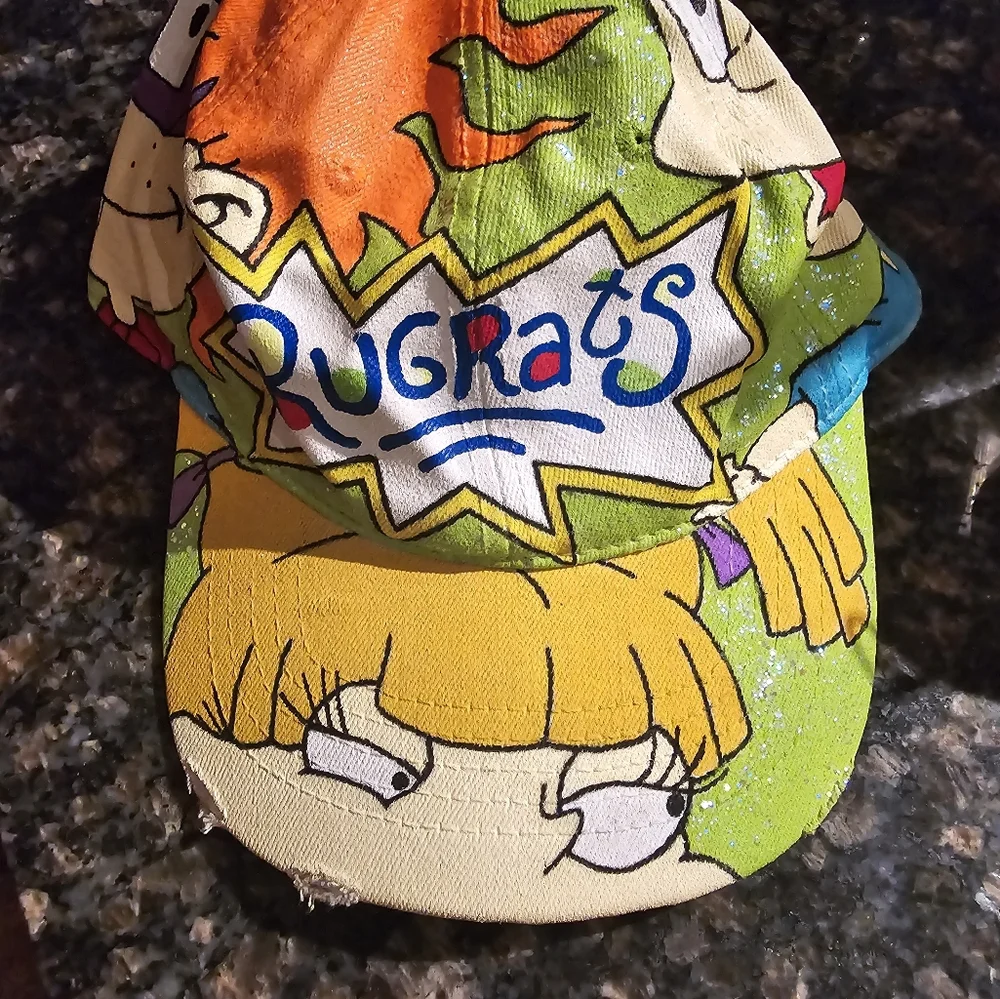 Rugrats Hand‎ painted hat